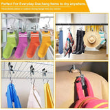 Laundry Hook Boot Hanging Hold Clips Pack of 10