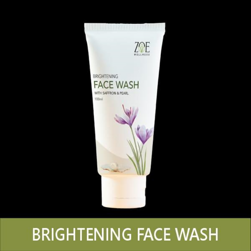 BRIGHTENING FACE WASH (100 ML) WITH SAFFRON & PEARL